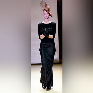 Vintage Junya Watanabe Runway Scuba Origami Cut Mermaid Skirt-S